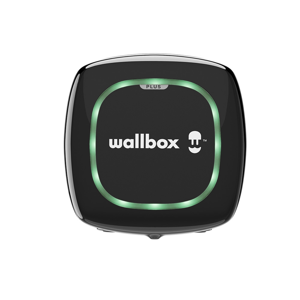 Cargador WALLBOX Pulsar PLUS (9.6kW / 40 AMP) Potencia de Carga. 9.6 kw. Tensión Nominal: 110v-220v Longitud del Cable: 7 mts Wallbox