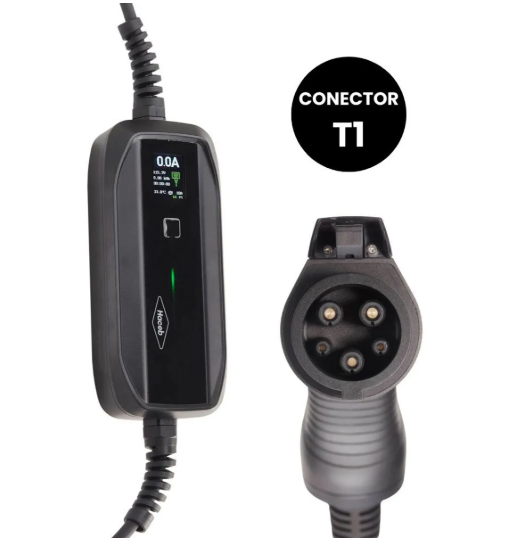 Cargador portátil Haceb para carros eléctricos Tipo Americano (T1) 1.8k/w
