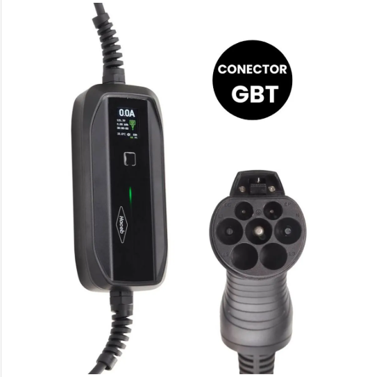 Cargador portátil Haceb para carros eléctricos Tipo Chino (GB/T) 1.8k/w