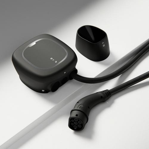 Cargador WALLBOX Pulsar PRO T2, Potencia de Carga: 7.4 kW / 22KW, Tensión Nominal: 110v-220v/440V, Longitud del Cable: 5 mts Tipo 2