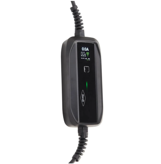 Cargador portátil Haceb para carros eléctricos Tipo Europeo (T2) 1.8k/w
